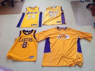 LA Lakers 4 rare jerseys