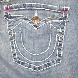 True Religion Light Wash Denim Jeans