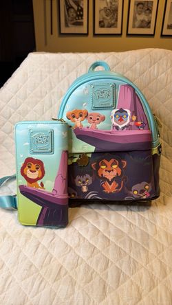 Disney Lion King Funko POP Loungefly Mini Backpack & Matching Wallet Set