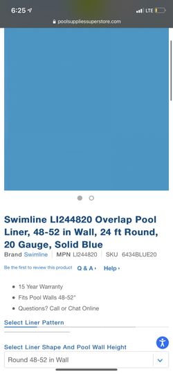 Above Ground Pool Liner 