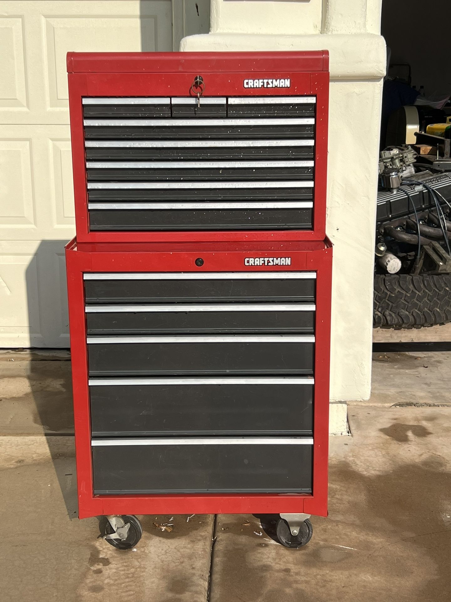Craftsman Tool Chest tool Box With Some Tools