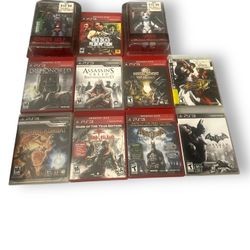 PS3 Video Game Lot Plus FNAF Figurines