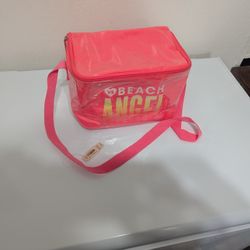 Lunchbox, Neon Pink, Foil Lined, VS Beach Angel 