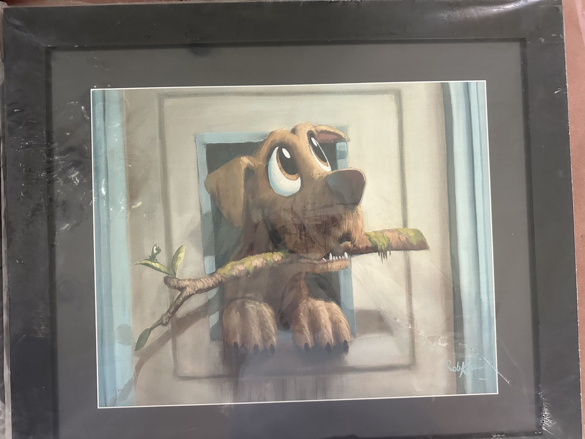 Framed Rob kaz Disney Artwork