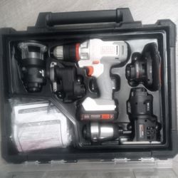 BLACK & DECKER 20V MAX MATRIX Cordless Power Tool Combo Kit