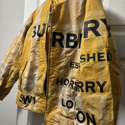 Burberry Horseferry-print checked hooded jacket