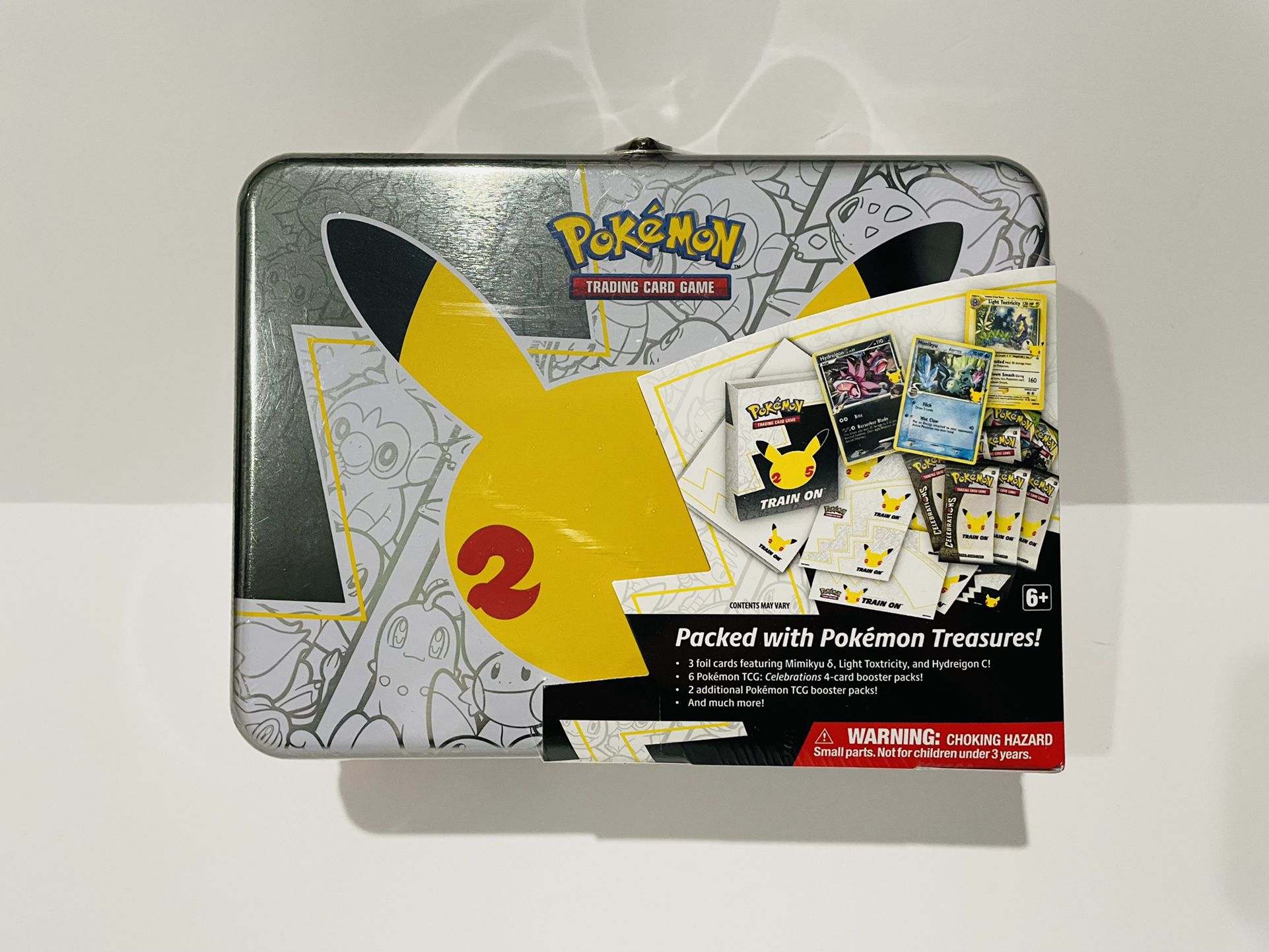 Pokemon Celebrations Collectors Chest Lunchbox 25th Anniversary SEALED