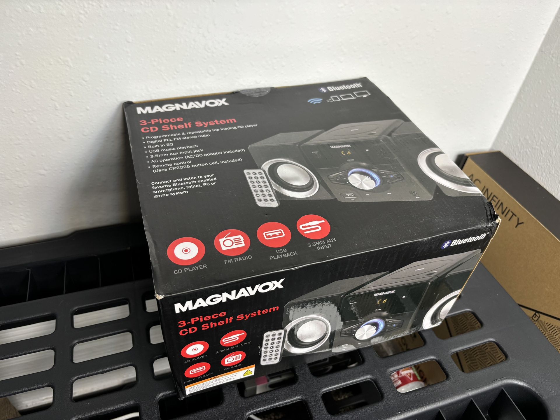 3-PIECE CD SHELF SYSTEM