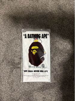 White Bape tee World Gone Mad Large