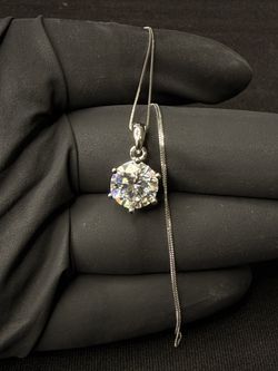 5CT Moissanite Chain 💎 Iced Pendant