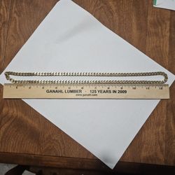 24" 14k Gold plated.
Necklace.