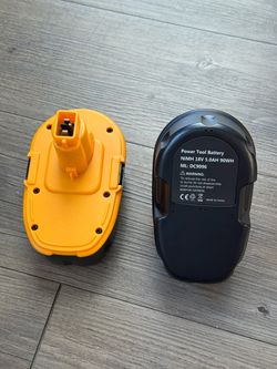 2-Pack 18V 5.0Ah Replacement Batteries for DeWalt XRP Tools