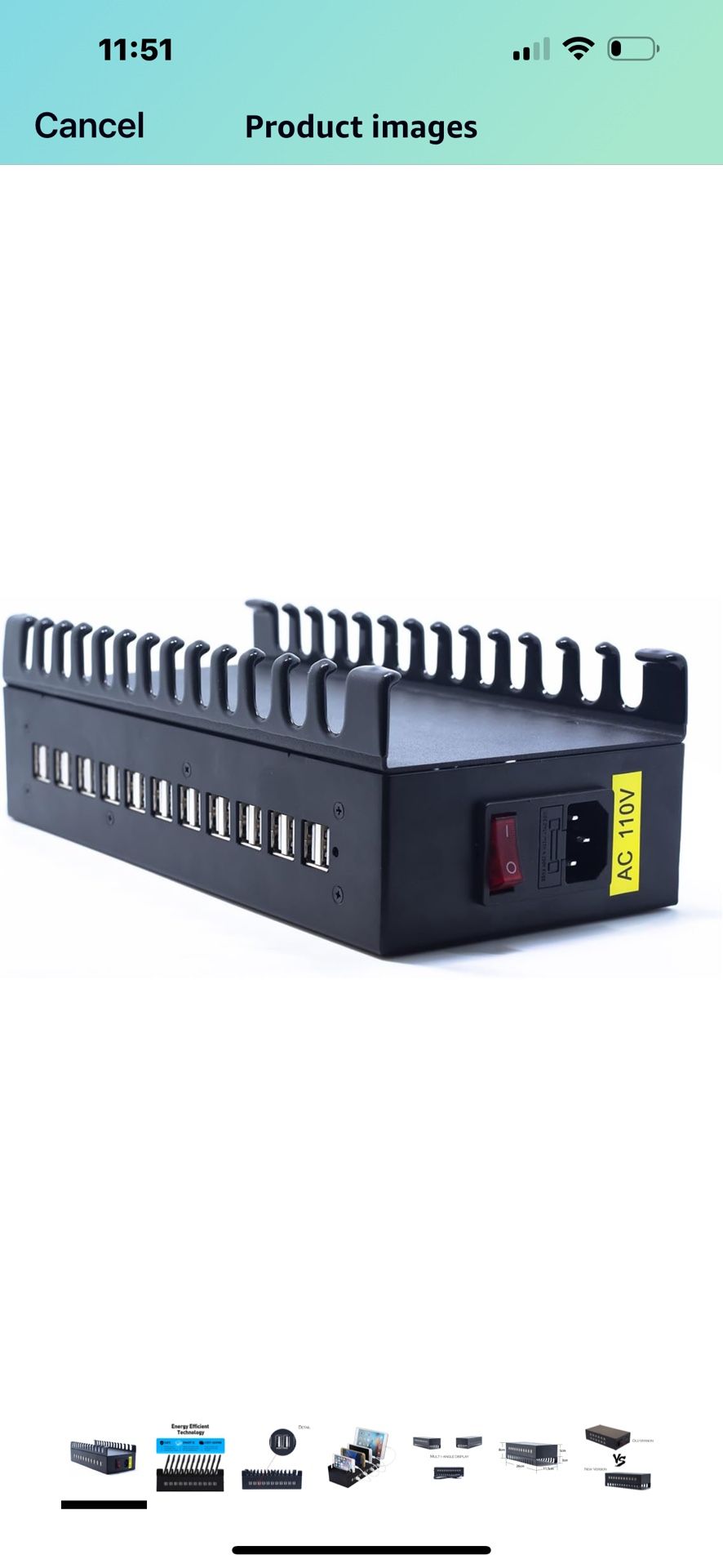 22 Port USB Charging Station