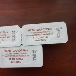 3 Heartguard Plus For Dogs 51-100lbs
