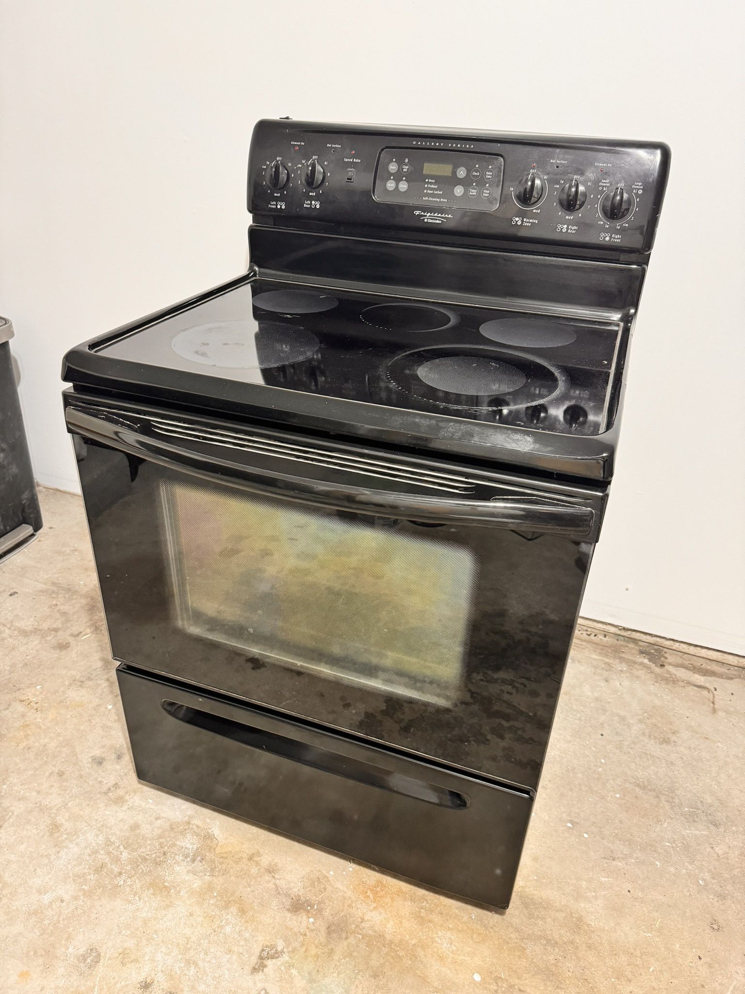 Black Electric Frigidaire Oven