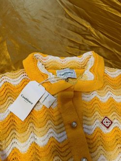 Casablanca striped crochet-knit shirt shorts And Shirt 450