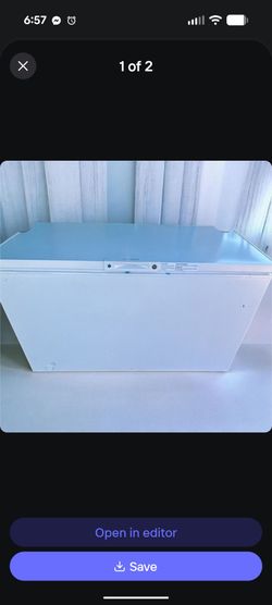 Chest freezer