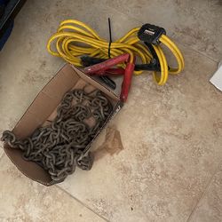 Jumper Cables and Chain