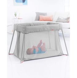 Skip Hop Play To Night Expanding Travel Crib, Grey/clouds