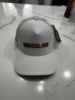 Memphis Grizzlies Pro Standard Snapback Hat Cap White Mesh Side Patch NWT