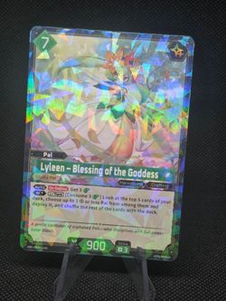 Lyleen Blessing of the Goddess Palworld Card RR Holo