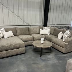 Extra Deep Plush Sectional 148” X 102”
