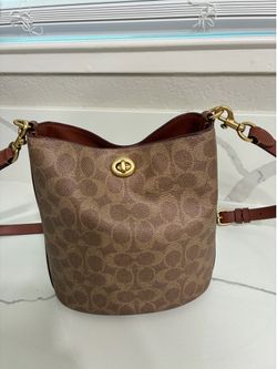 Tory Burch Coach collab bucket purse