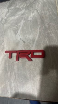 TRD emblem original logo for a Any Toyota Car and Race cars