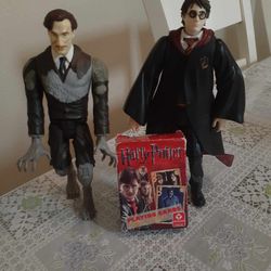 Harry Potter And Transforming Professor Action Figure Mattel And Playing Cards