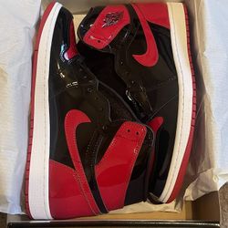 Nike Air Jordan 1 High “Patent Bred” Men’s 11 US - Brand New