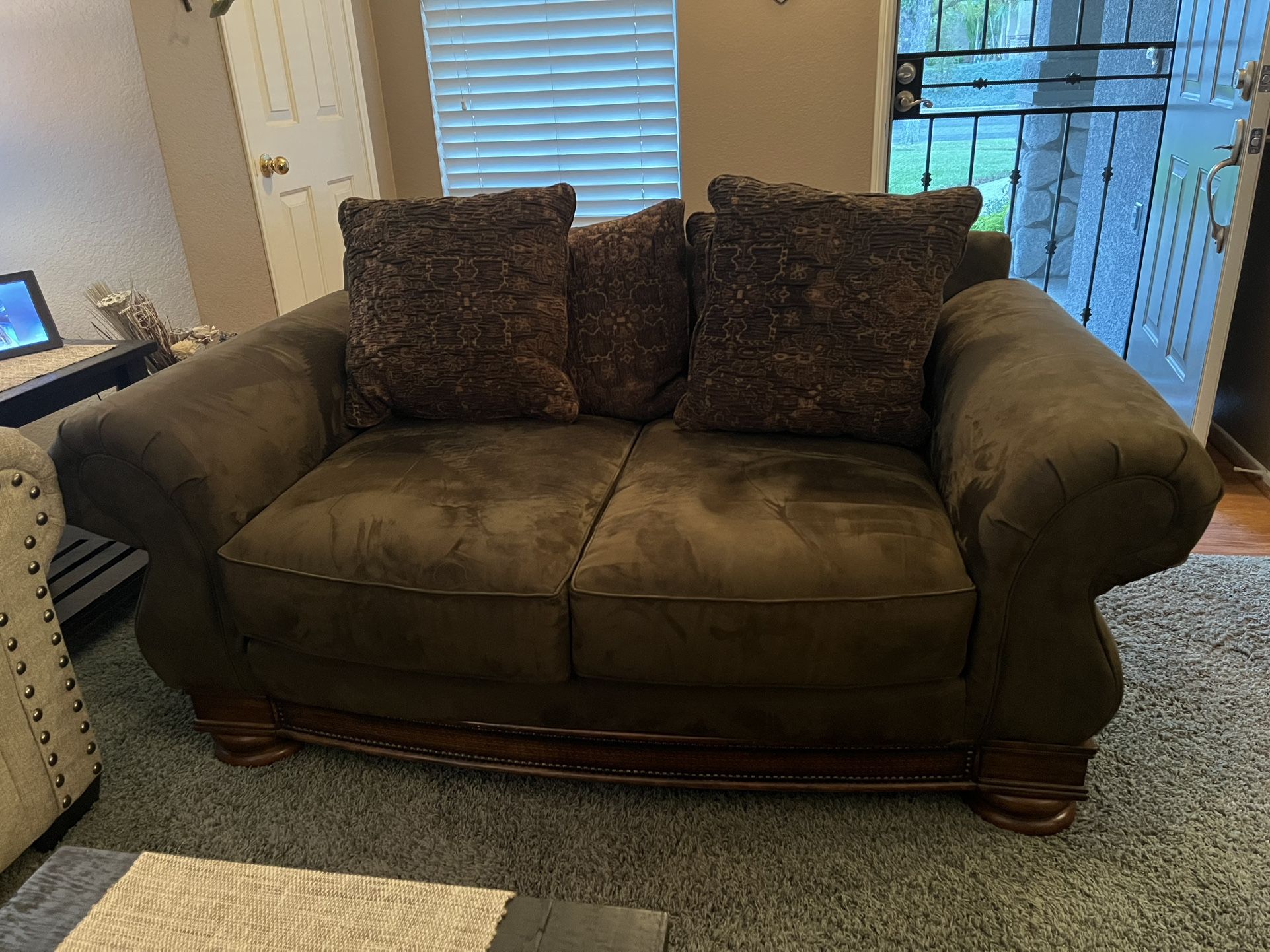 Loveseat and Chair