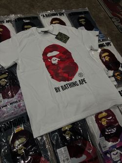 BAPE A Bathing Ape Black Camo Graphic Tee