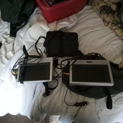 CAR. DVD PLAYERS, POLAROID, SYLVANIA. 3 OF THEM