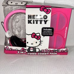 Hello Kitty SH1-01009 3-In-1 Stereo Pack Earphones