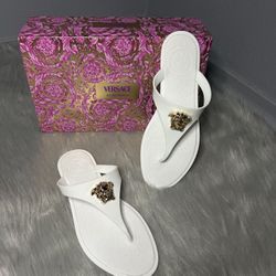 Versace La Medusa Flat Sandals