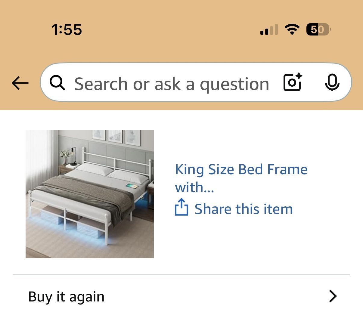 King Size Bed Frame 