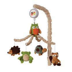 Woodland Forest Raccoon Nursery Crib Mobile