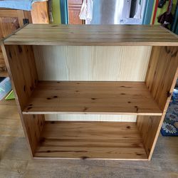 Pine Cabinet With Two Shelves 