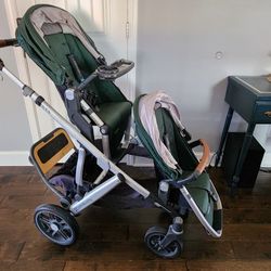 UPPAbaby Vista Stroller Kids Single Double Two Or Three Kids