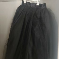 Black Tulle Skirt