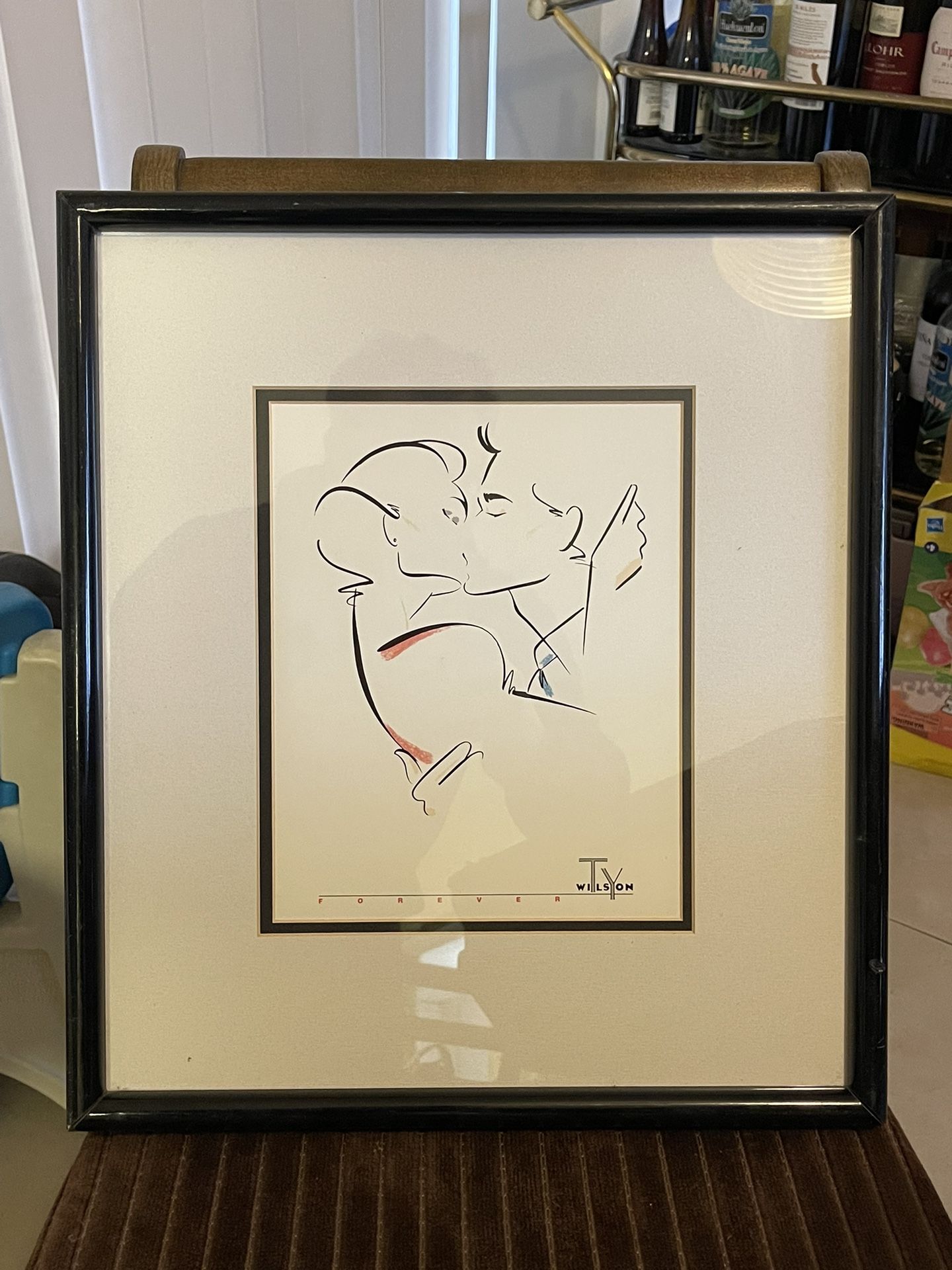 Ty Wilson Art Print With Frame 90’s Vintage 