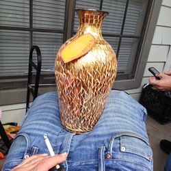 One Of A Kind Gold Vase