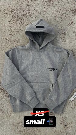 Essential’s oat grey hoodie