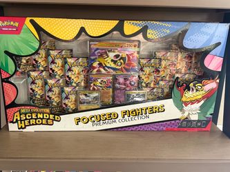Pokémon Mega Evolution Ascended Heroes Focused Fighters Premium Collection