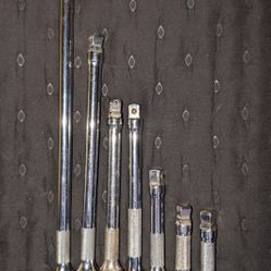  3/8" Drive Knurled Wobble Extension Set