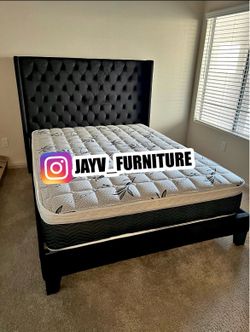 Queen bed frame with MATRESS