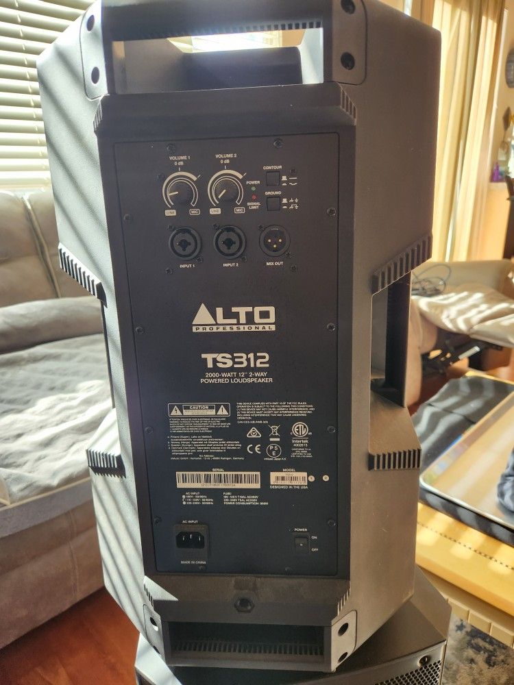 Alto Loud Speaker Set (2) Ts312 