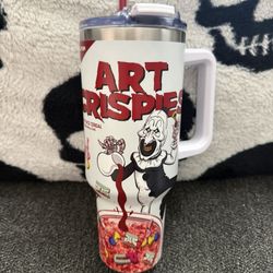 Terrifier Art Crispies Stainless Steel Tumbler