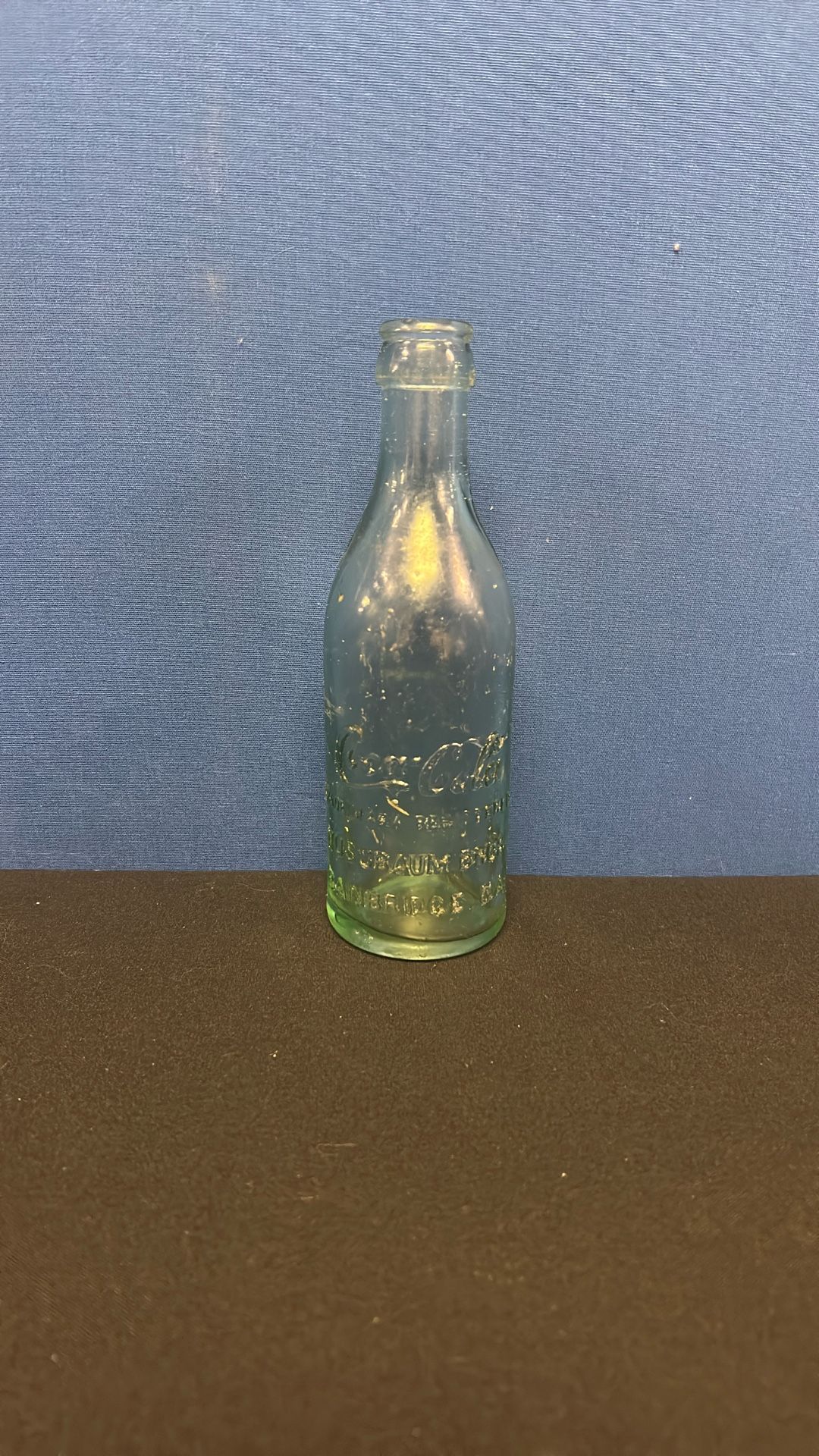 Vintage straight Sided Coca Cola Bottle