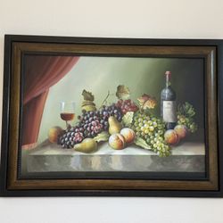 Oil Picture Wooden Frame